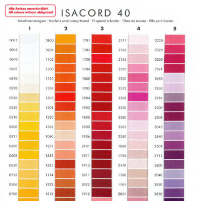 ISACORD Kleurkaart1024_2